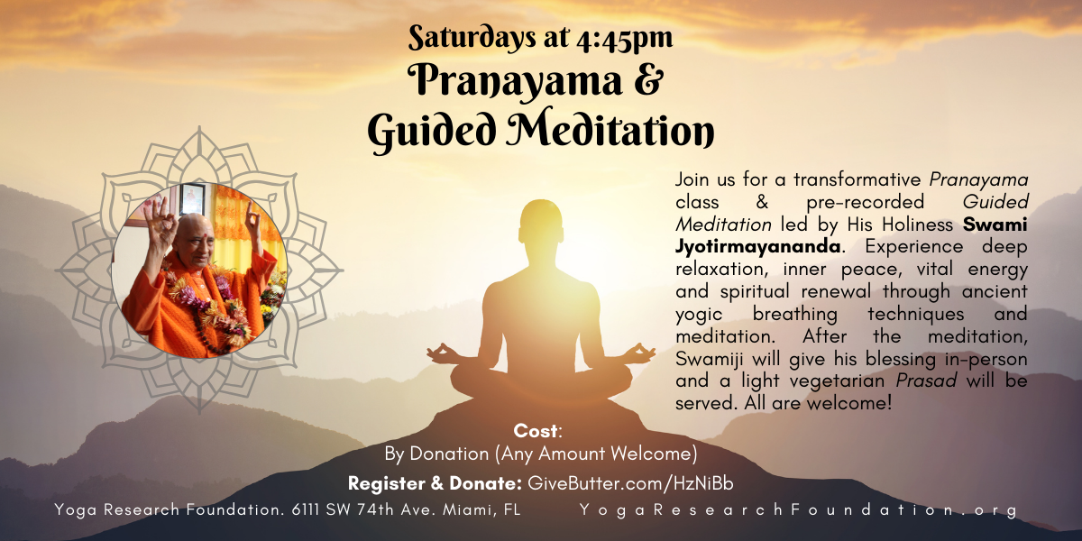Campaign cover image for Elevate Your Spirit: Saturday Sunset Meditation with Swamiji - August 23, 2025