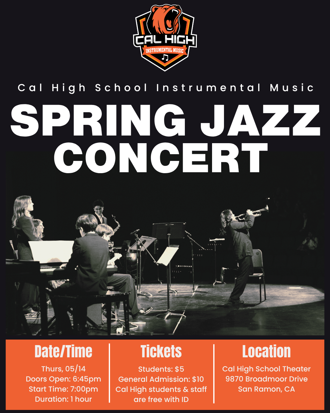 Campaign cover image for Spring Jazz Concert