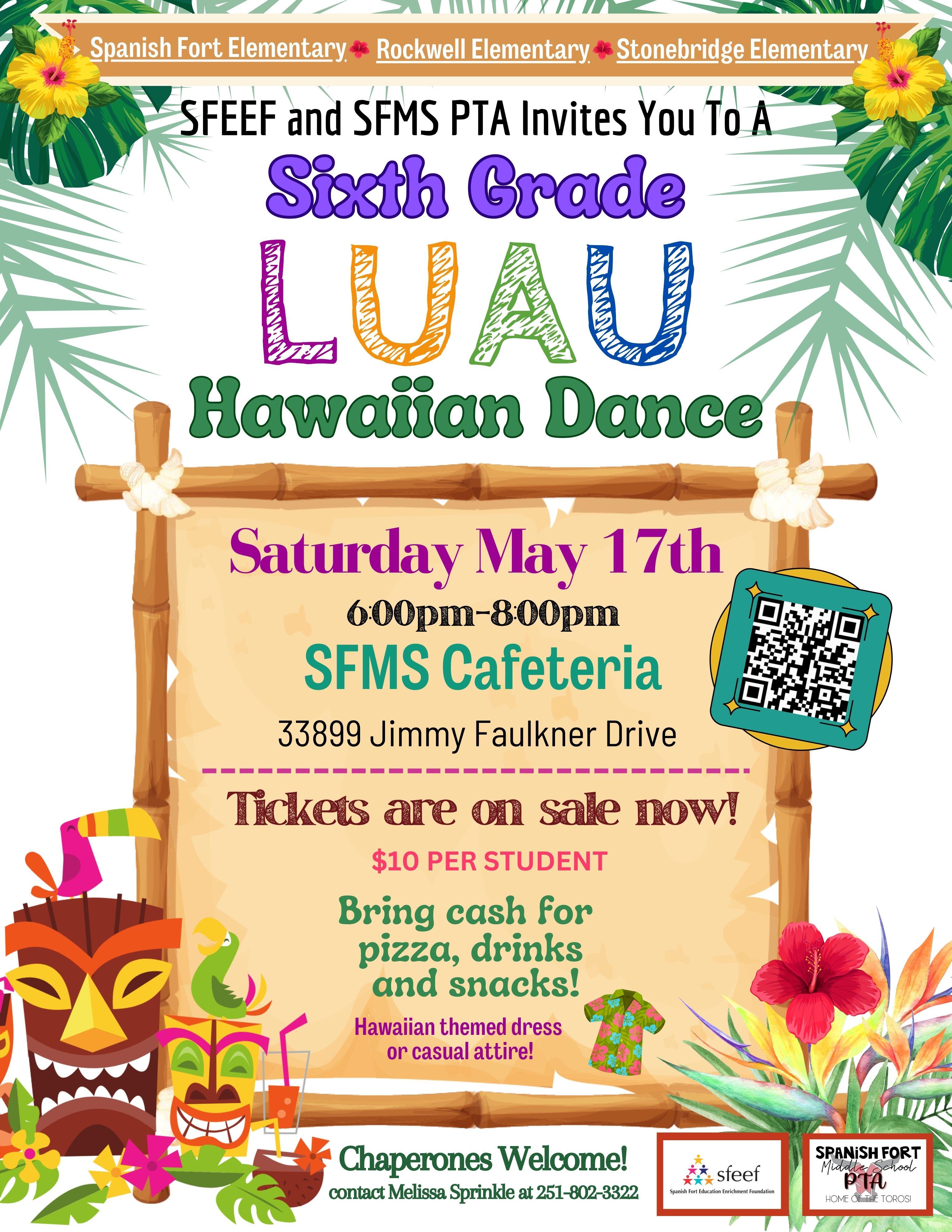 Campaign cover image for Sixth Grade Luau Dance 2025
