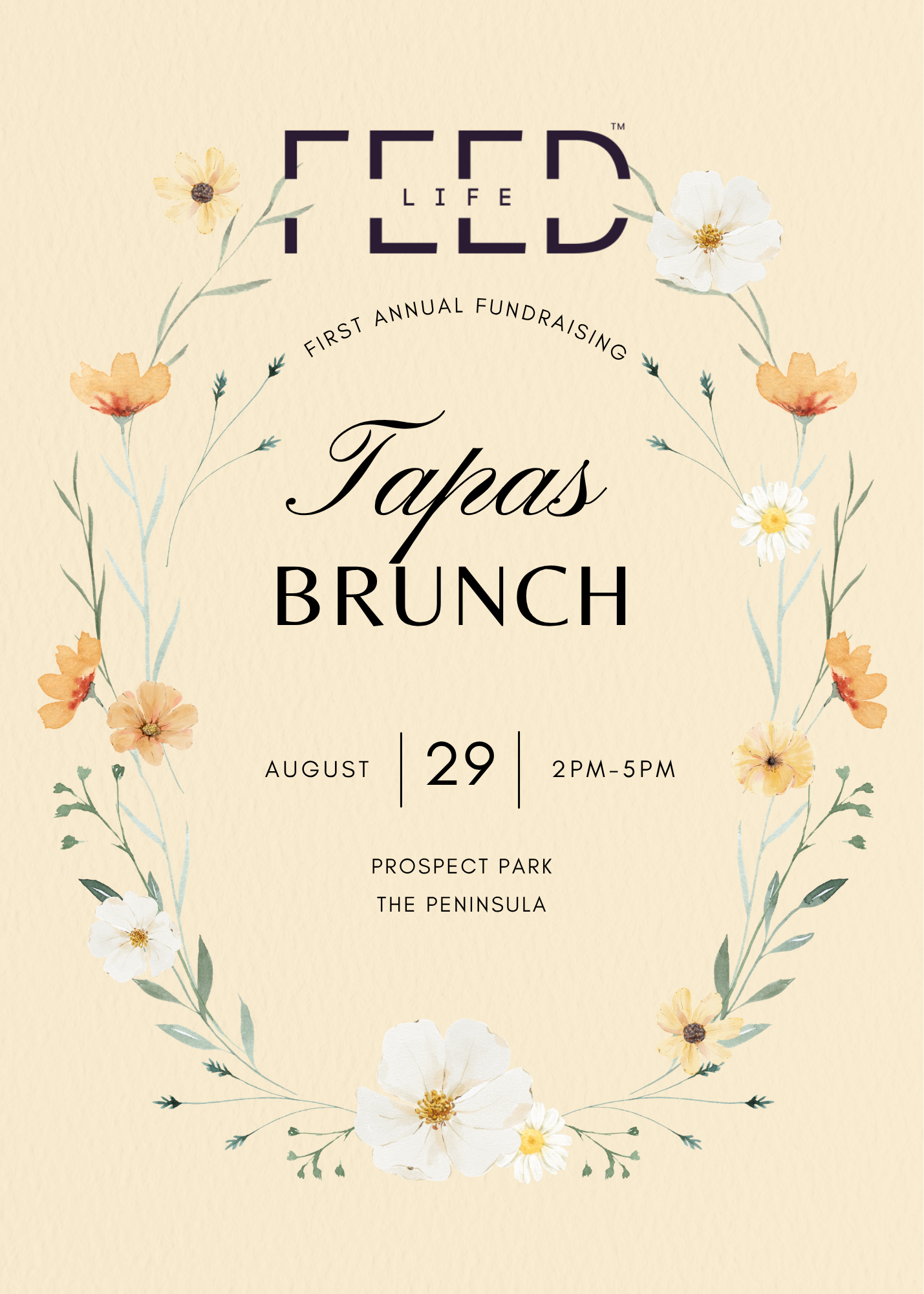 Campaign cover image for Feed Life's First Annual Fundraising Tapas Brunch