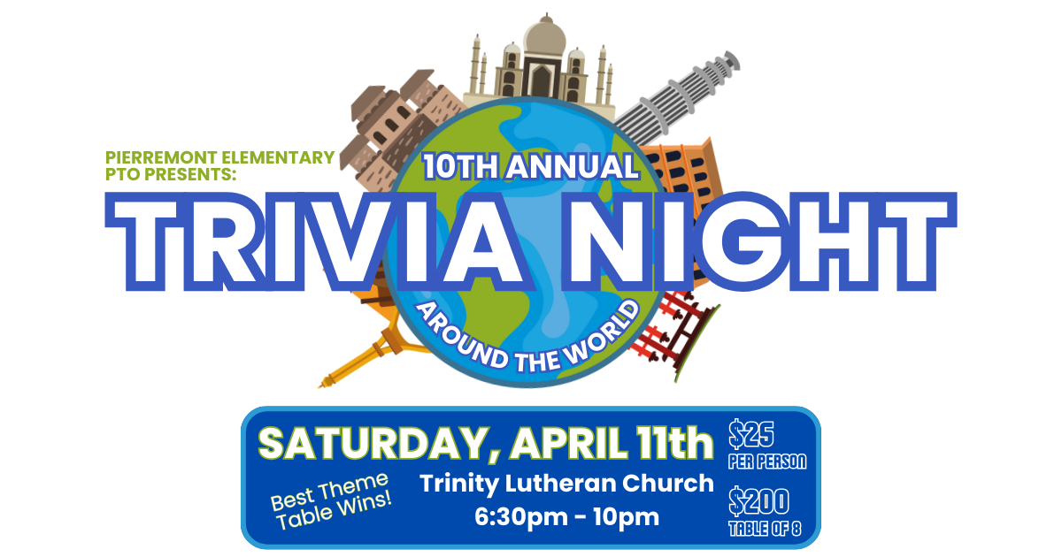 Campaign cover for Pierremont Trivia Night Sponsors