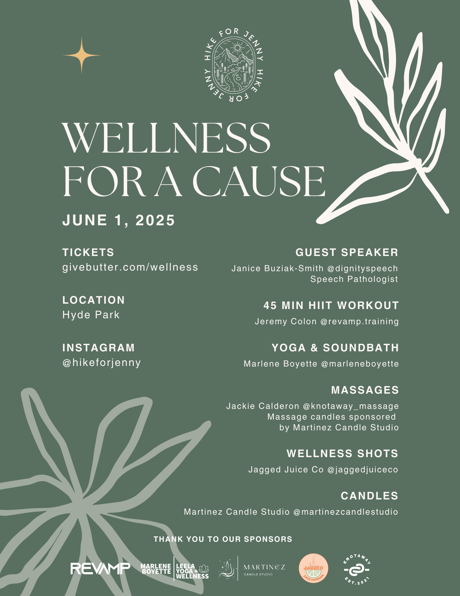 Campaign cover image for Jenny's Wellness Event 2025