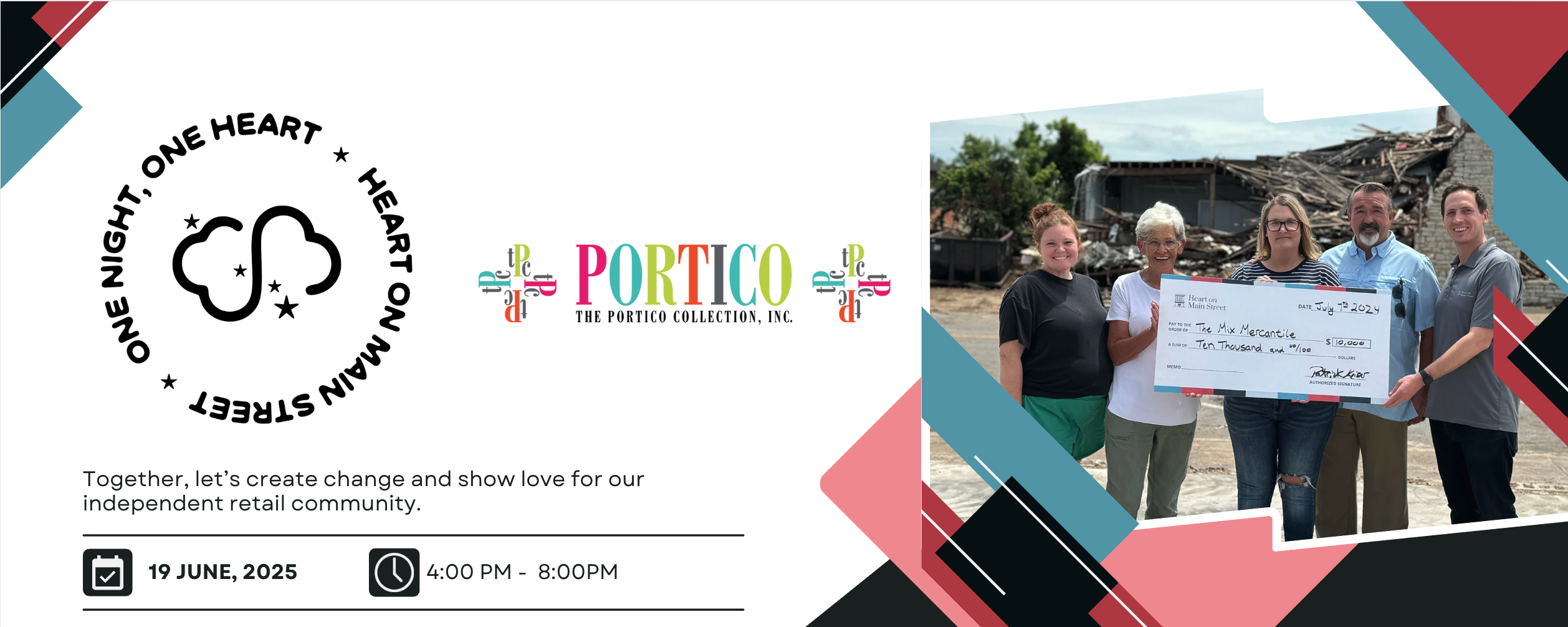 Campaign cover image for One Night. One Heart. with The Portico Collection