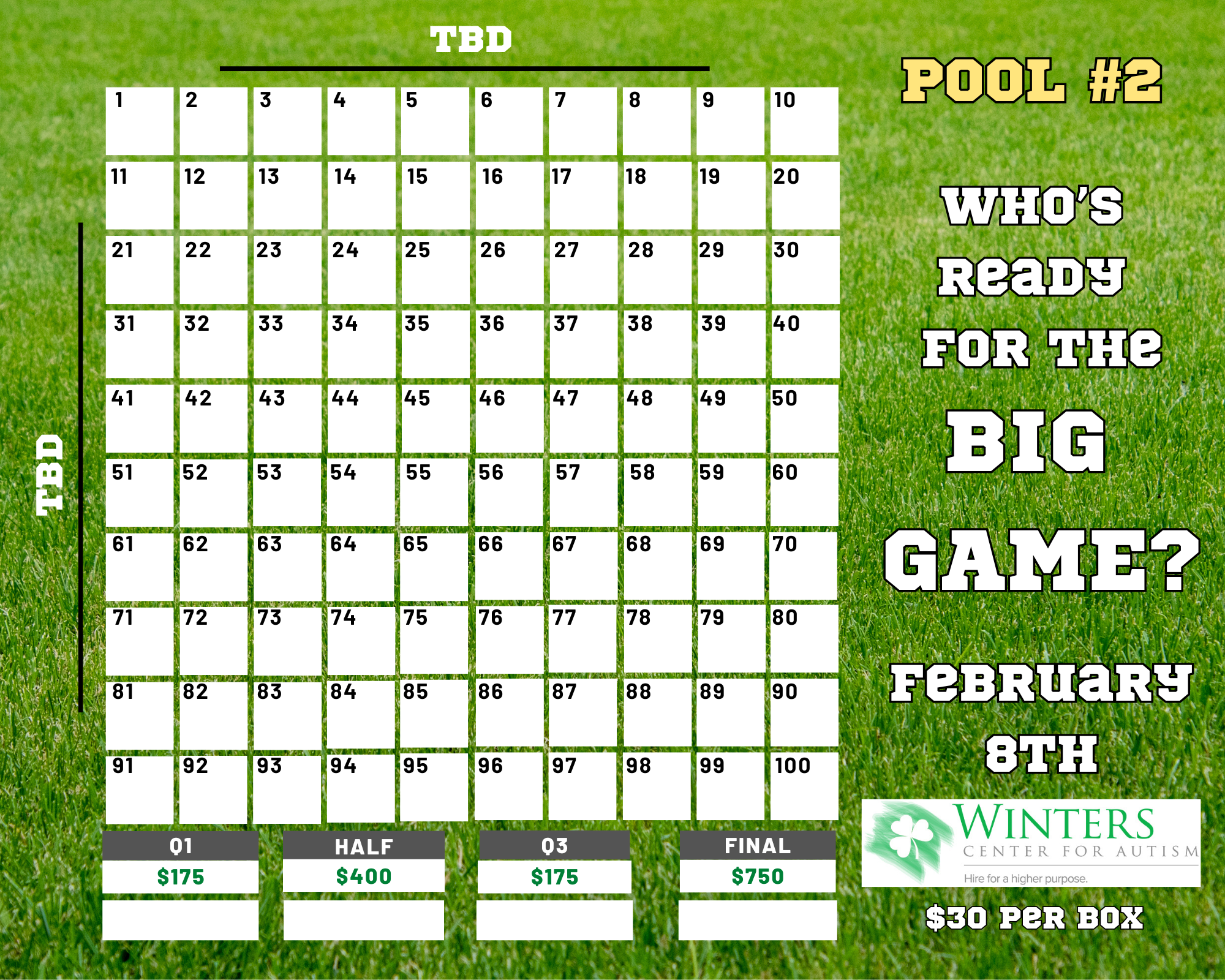 Campaign cover image for Second Chance For The Big Game 02/08/2026