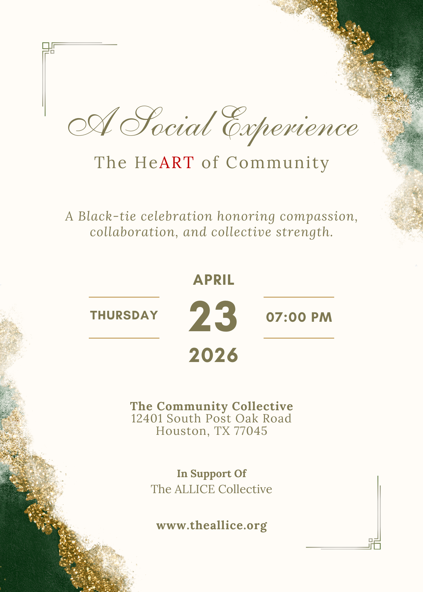 Campaign cover image for A Social Experience 2026