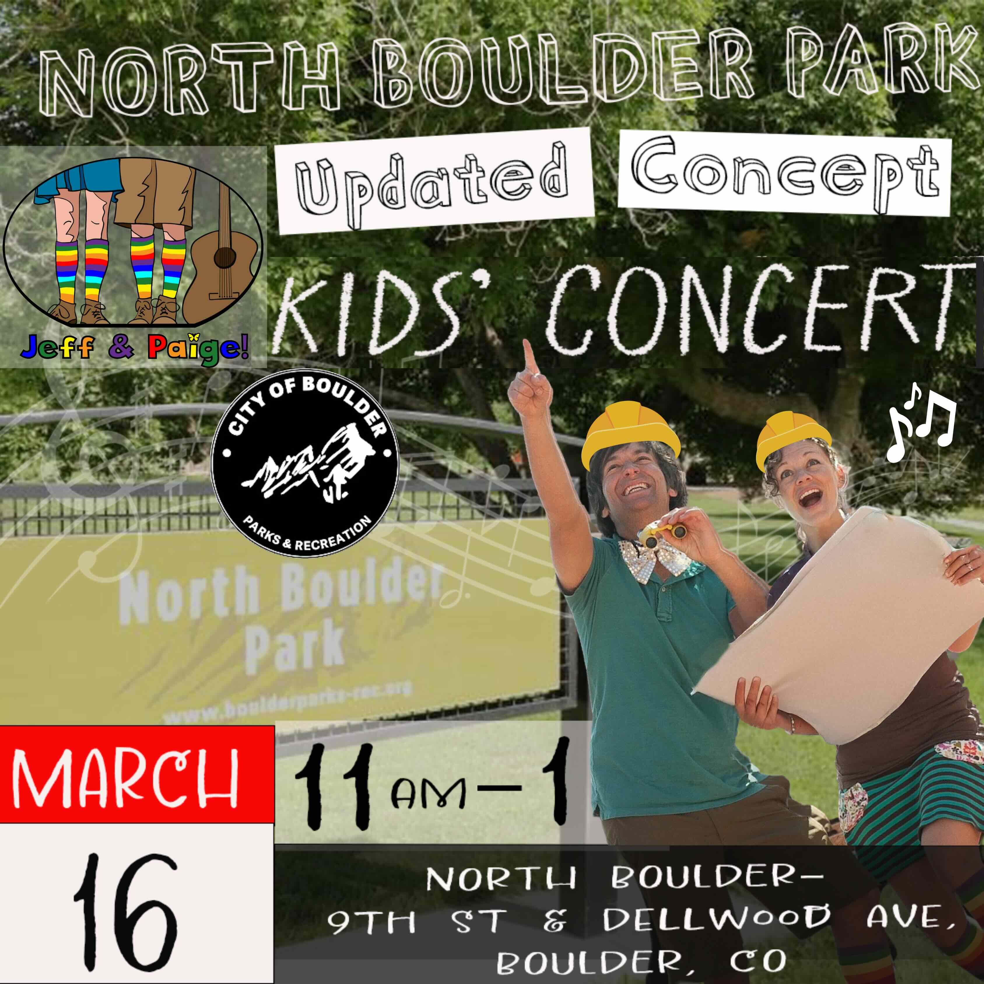 Campaign cover image for North Boulder Park Updated Concept Kids' Concert