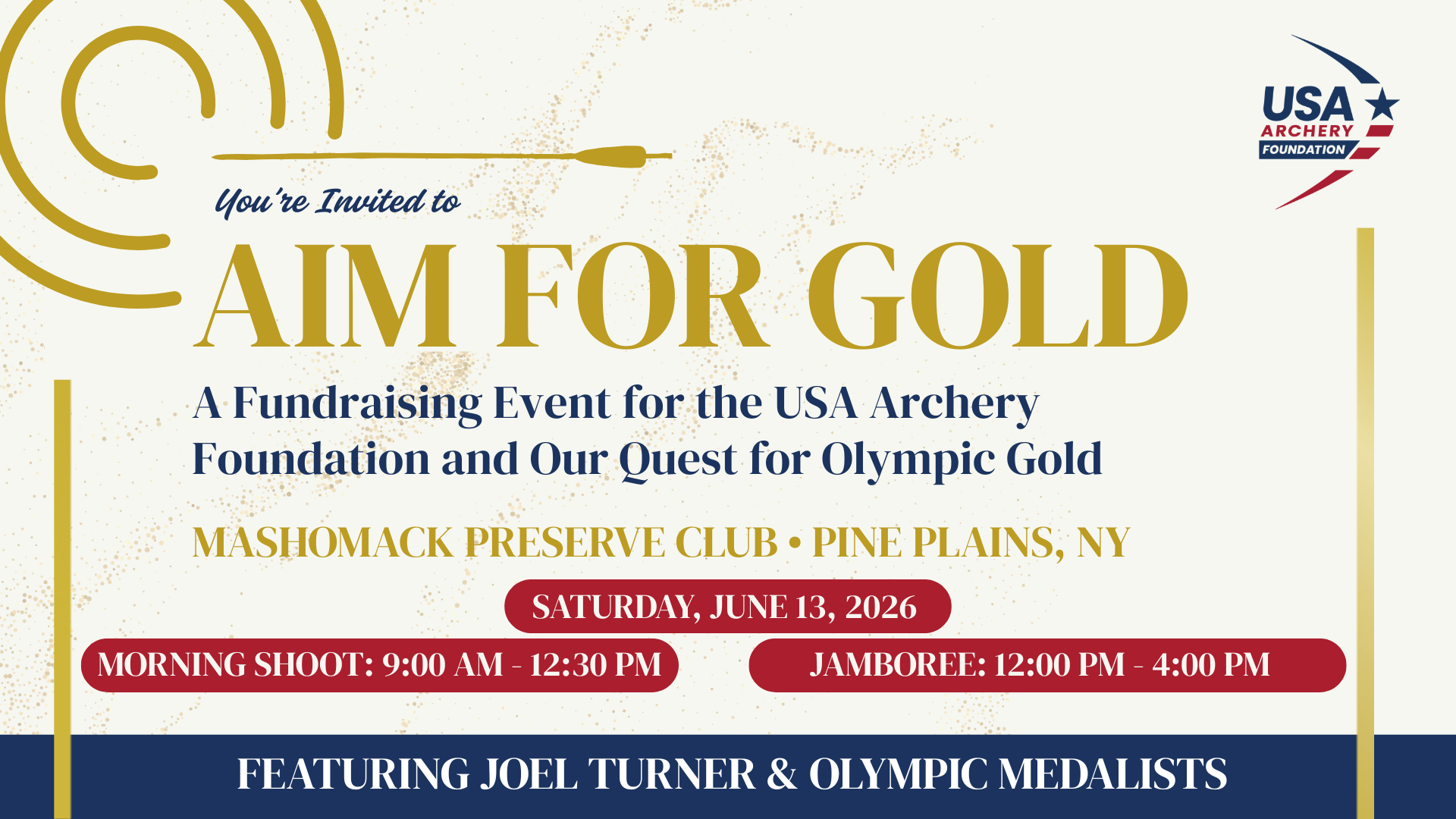 Campaign cover image for Aim For Gold 2026