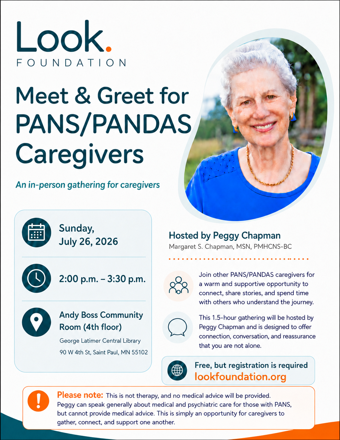 Campaign cover image for Meet and Greet for PANS/PANDAS Caregivers