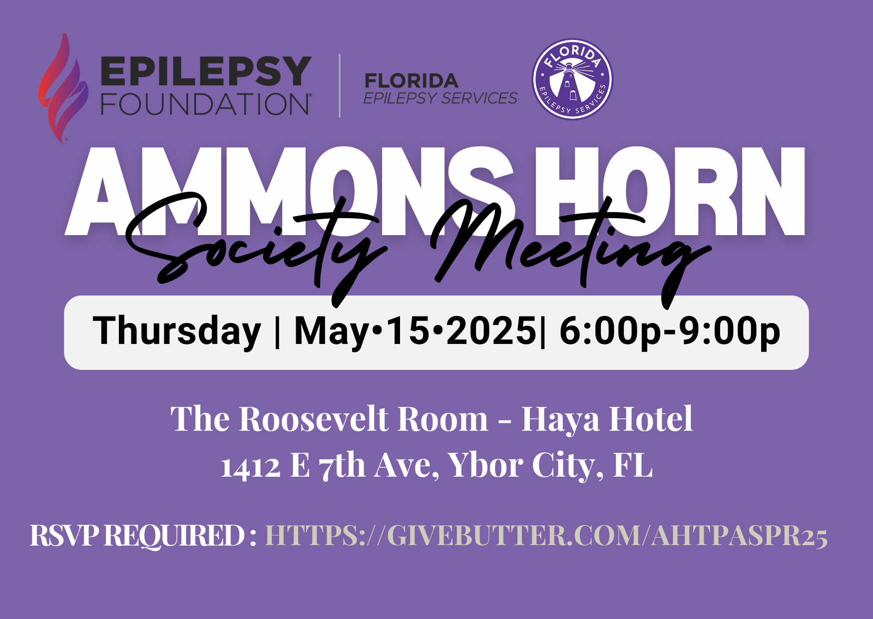 Campaign cover image for Tampa Ammon's Horn Dinner Spring 2025