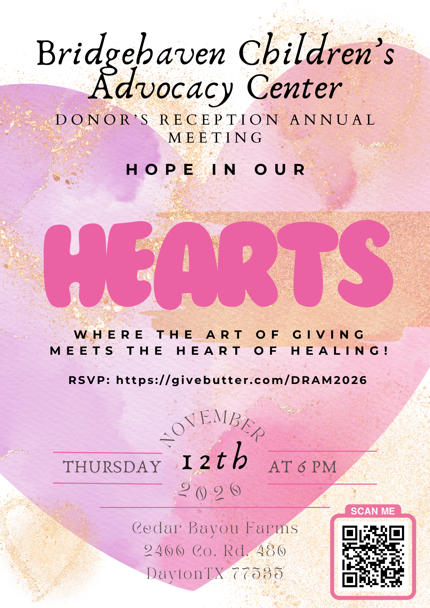 Campaign cover image for Donor's Reception & Annual Meeting 2026