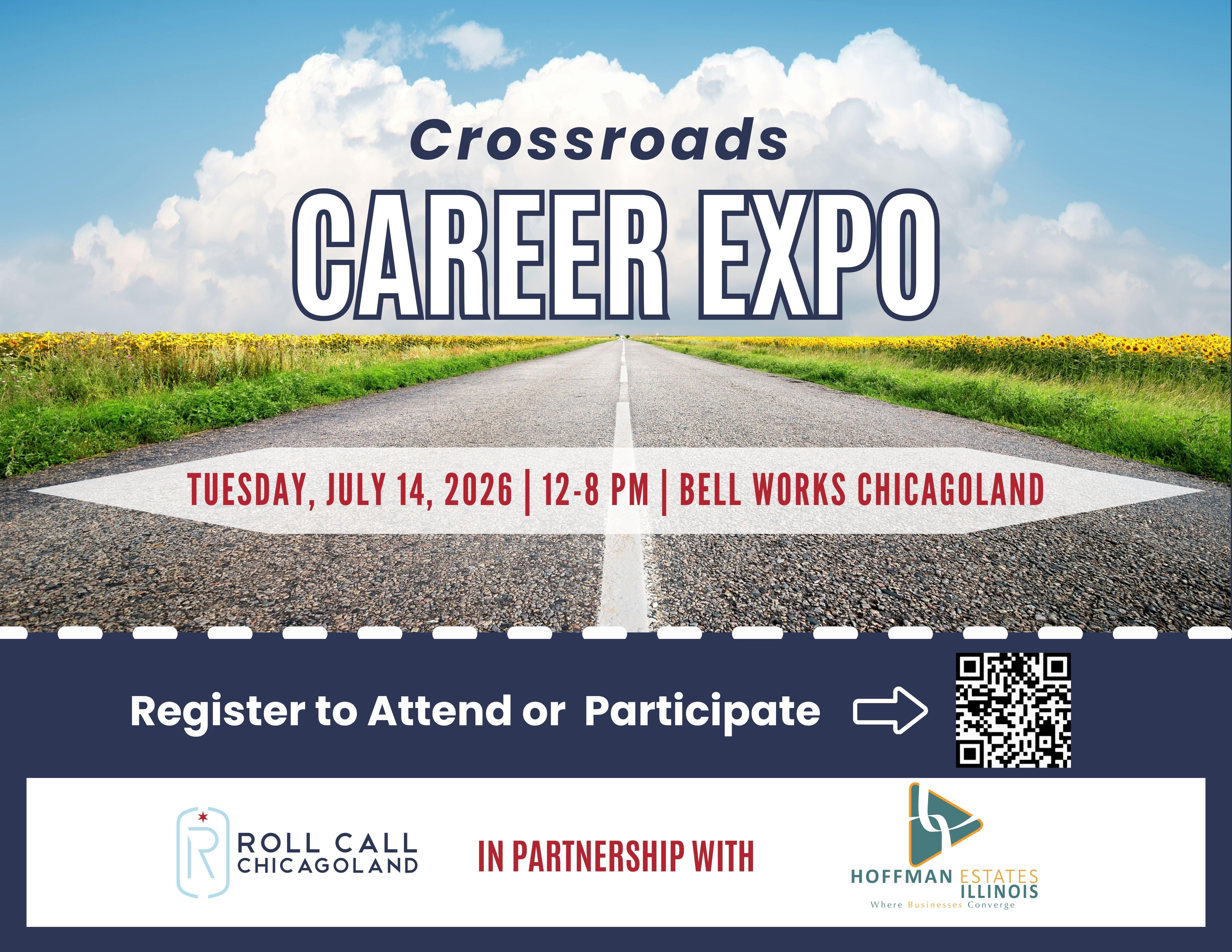 Campaign cover image for Crossroads Career Expo + Roll Call Professional Networking