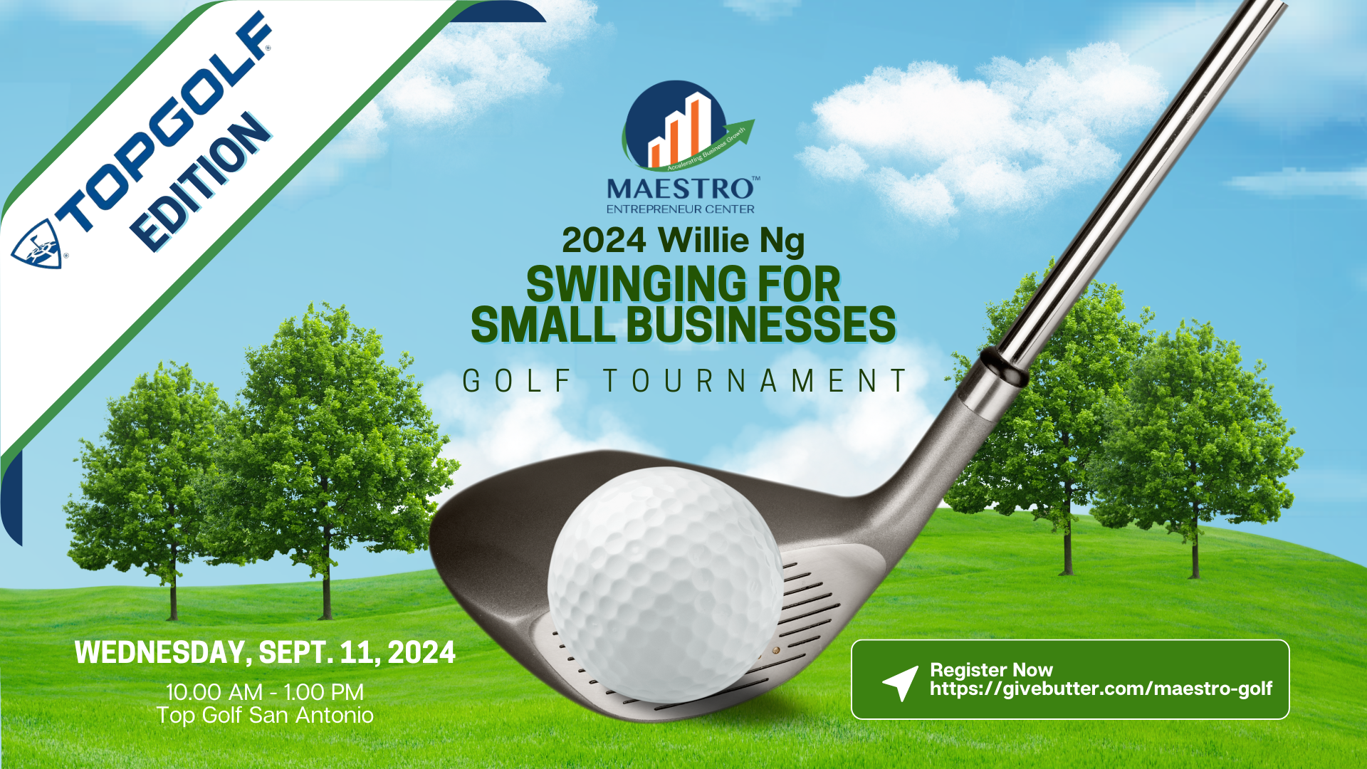 Campaign cover image for Willie Ng Swinging for Small Businesses Golf Tournament