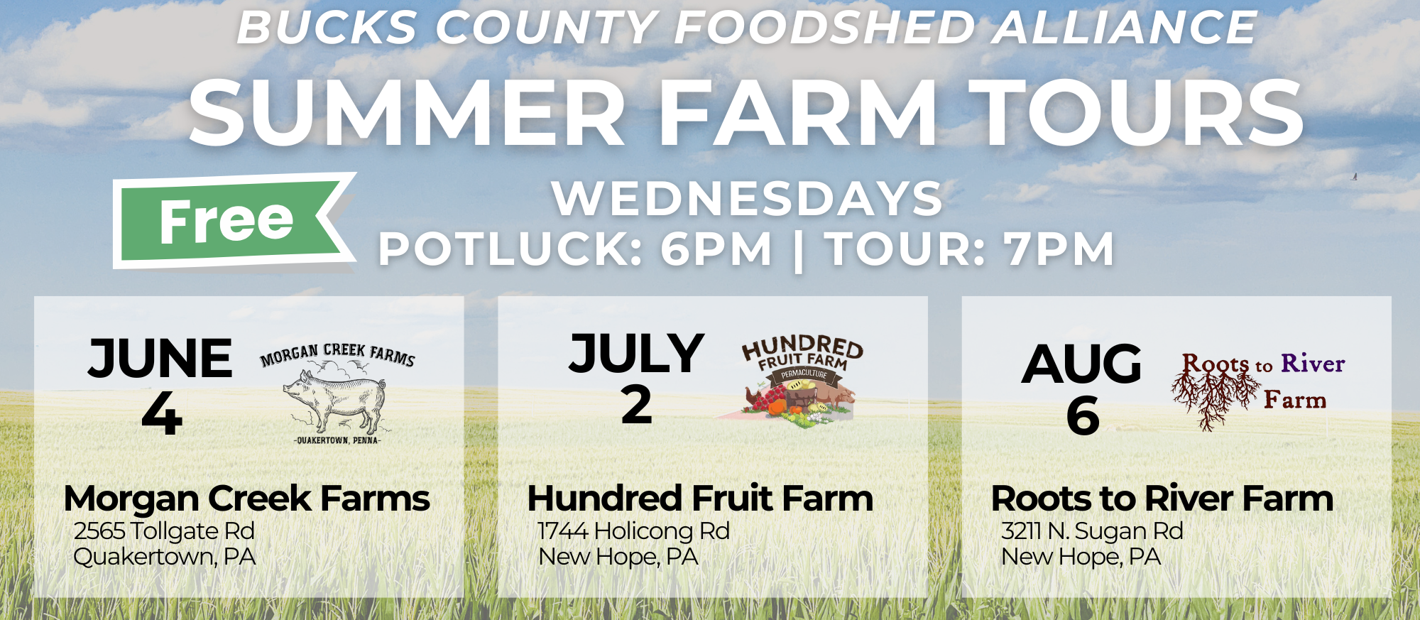 Campaign cover image for 2025 Summer Farm Tours