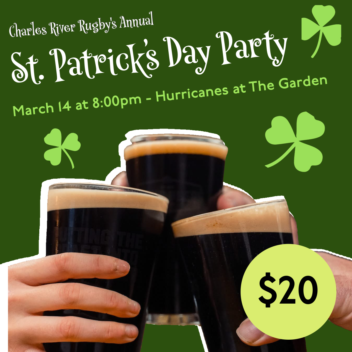 Campaign cover image for CRRC St. Paddy's Day Fundraiser! '25