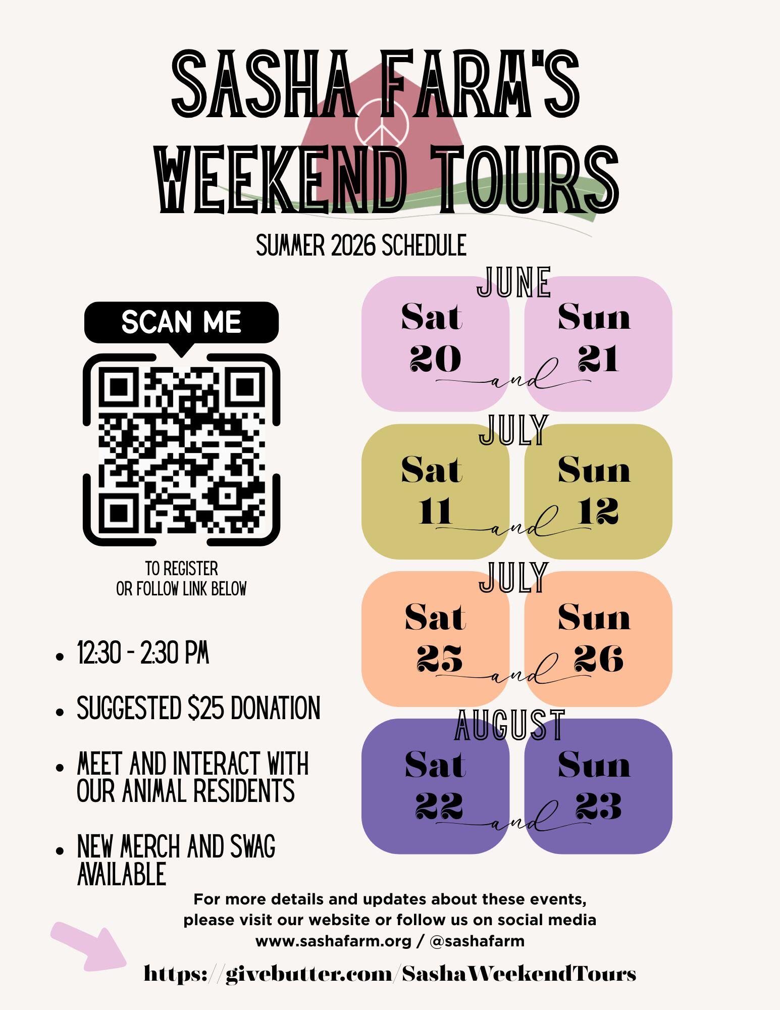 Campaign cover image for WEEKEND TOURS