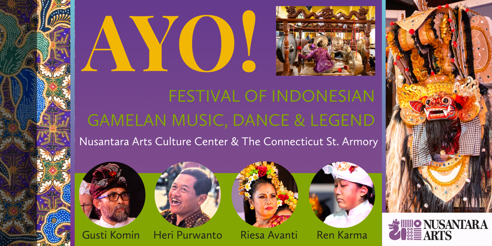 Campaign cover image for 🎉 Ayo! Festival of Indonesian Gamelan music, Dance & Legend