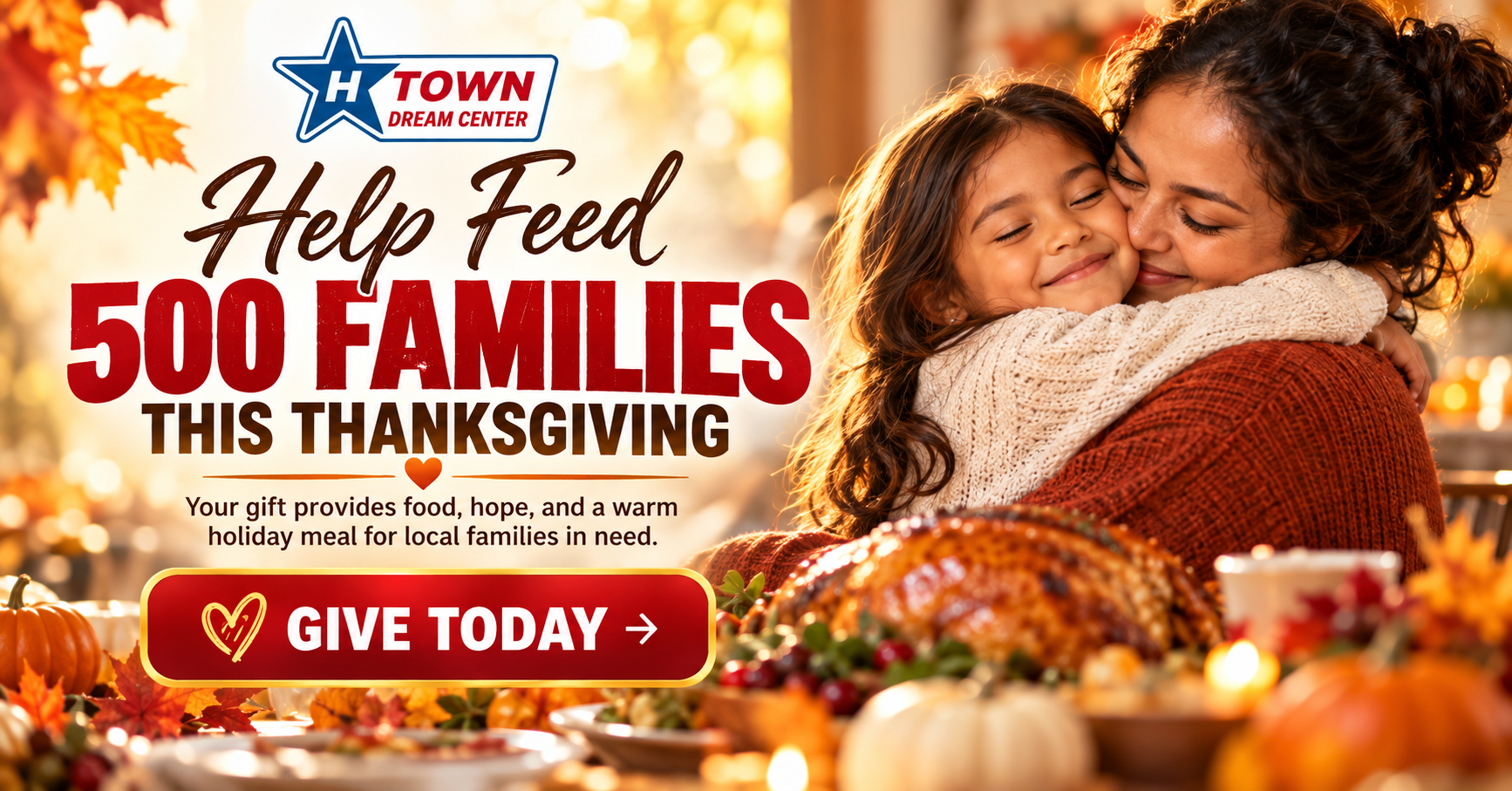 Campaign cover image for Help Feed 500 Families This Thanksgiving