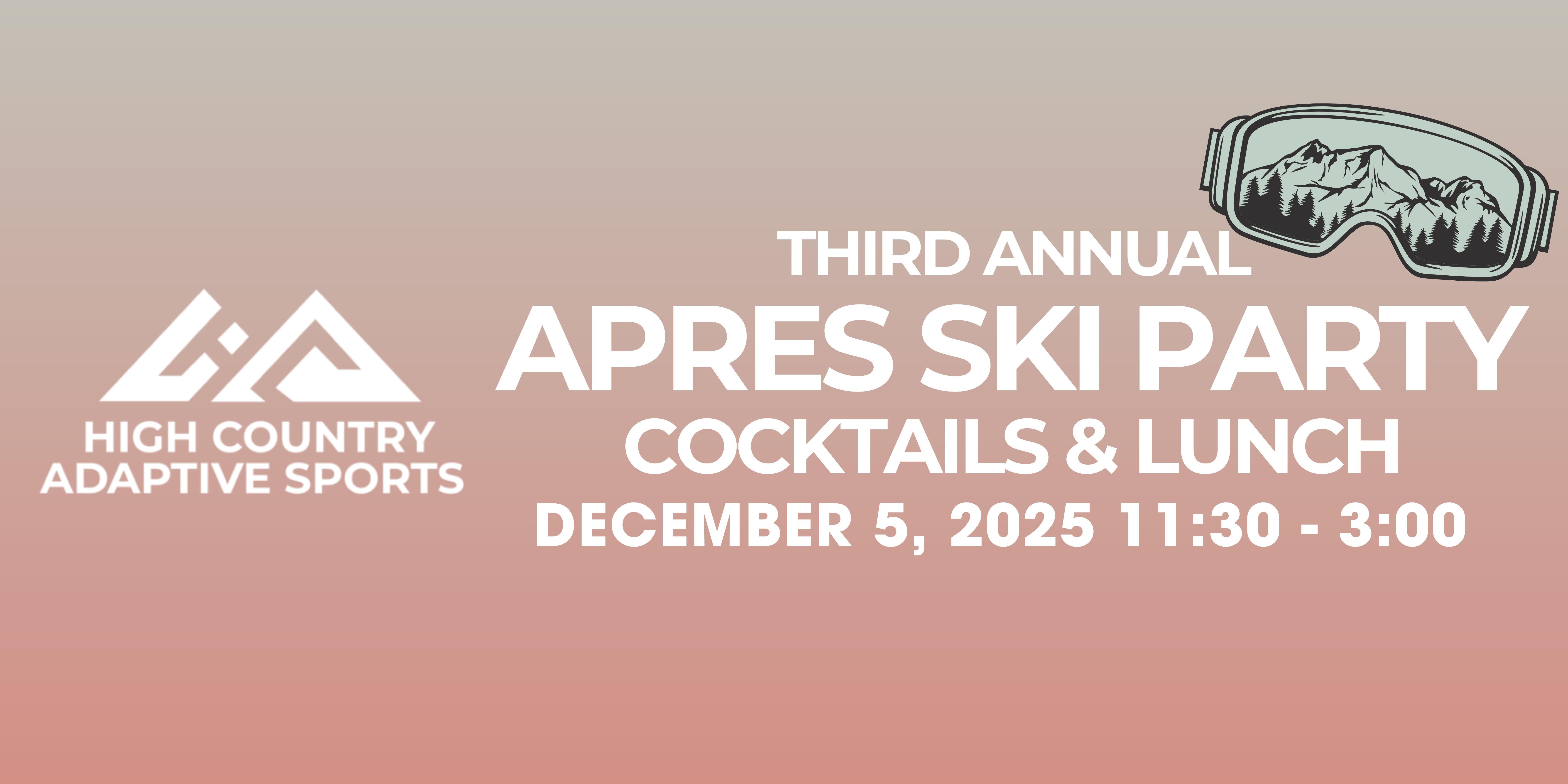 Campaign cover image for Après Ski Party, Cocktails & Lunch