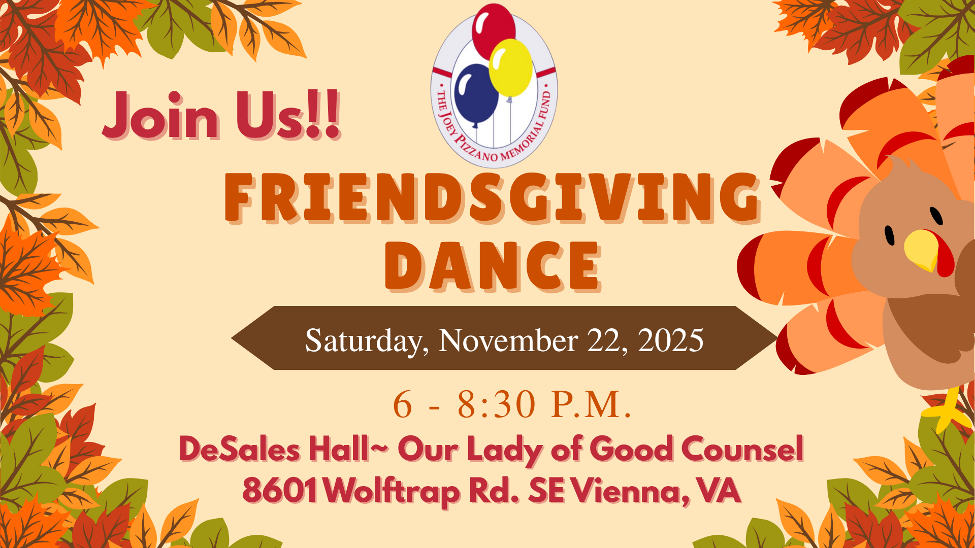 Campaign cover image for 2025 JPMF Friendsgiving Dance