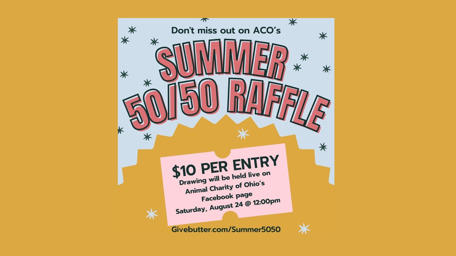 ACO Summer 50/50 Raffle!