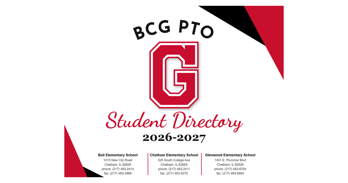 Campaign cover image for BCG PTO Student Directory 2026-2027