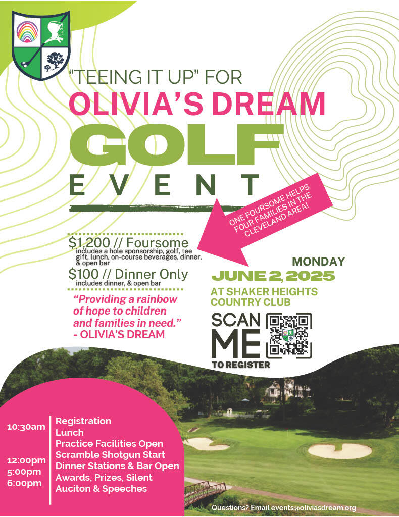 Campaign cover image for Teeing It Up for Olivia's Dream!
