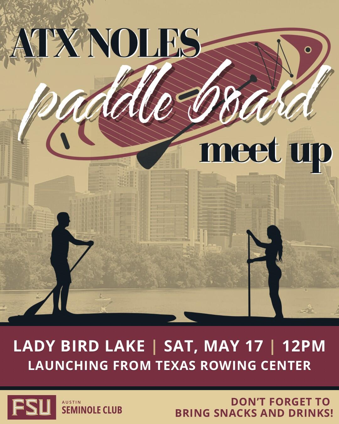 Campaign cover image for Paddleboard Meetup @ Lady Bird Lake