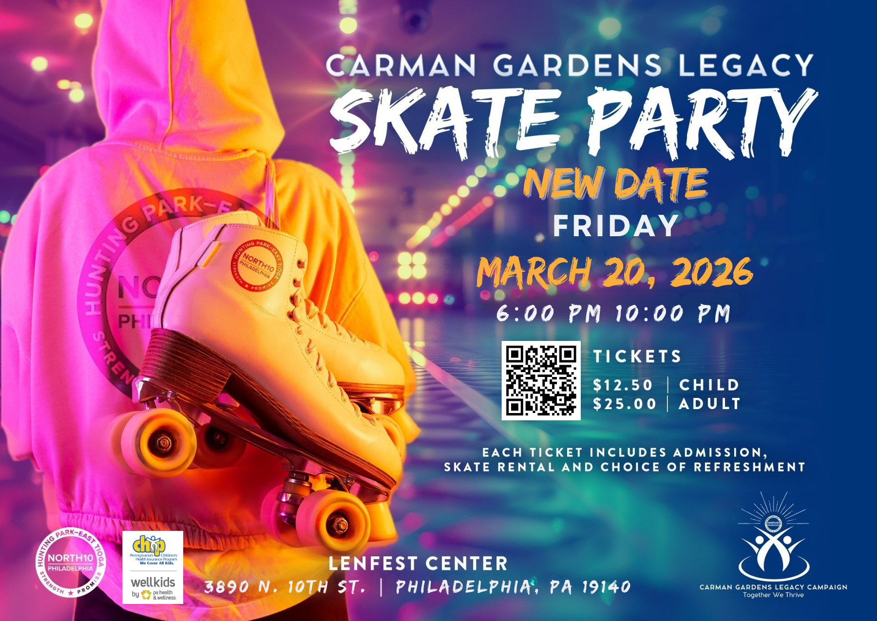 Campaign cover image for Carman Garden’s Legacy - Skate Party