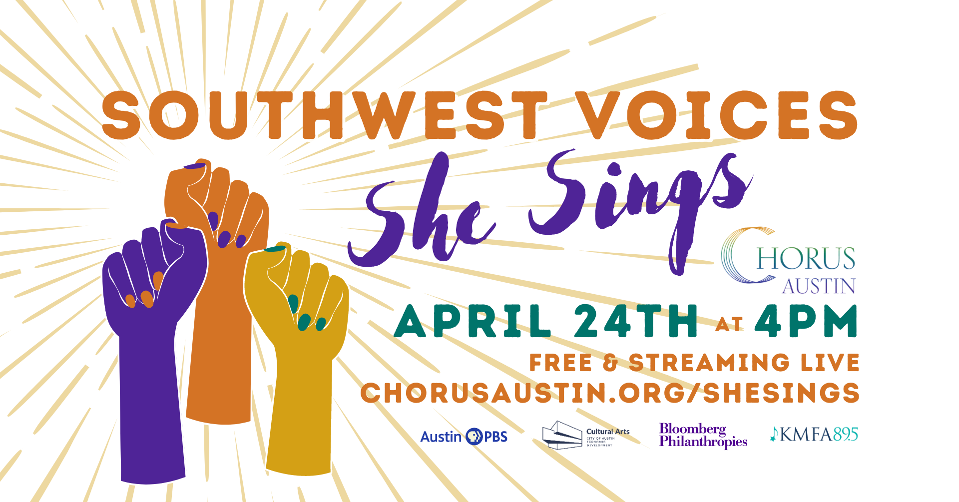Campaign cover image for Chorus Austin Presents "Southwest Voices: She Sings"