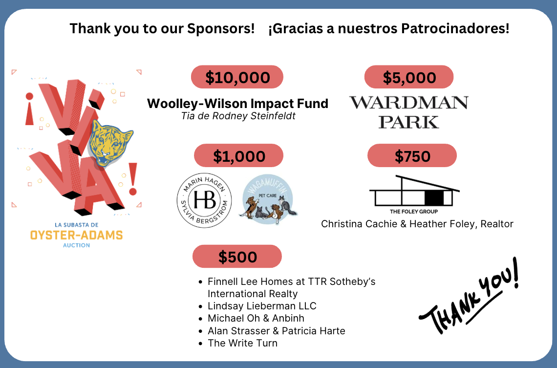 Campaign cover image for Oyster Adams 2026 Auction | Subasta