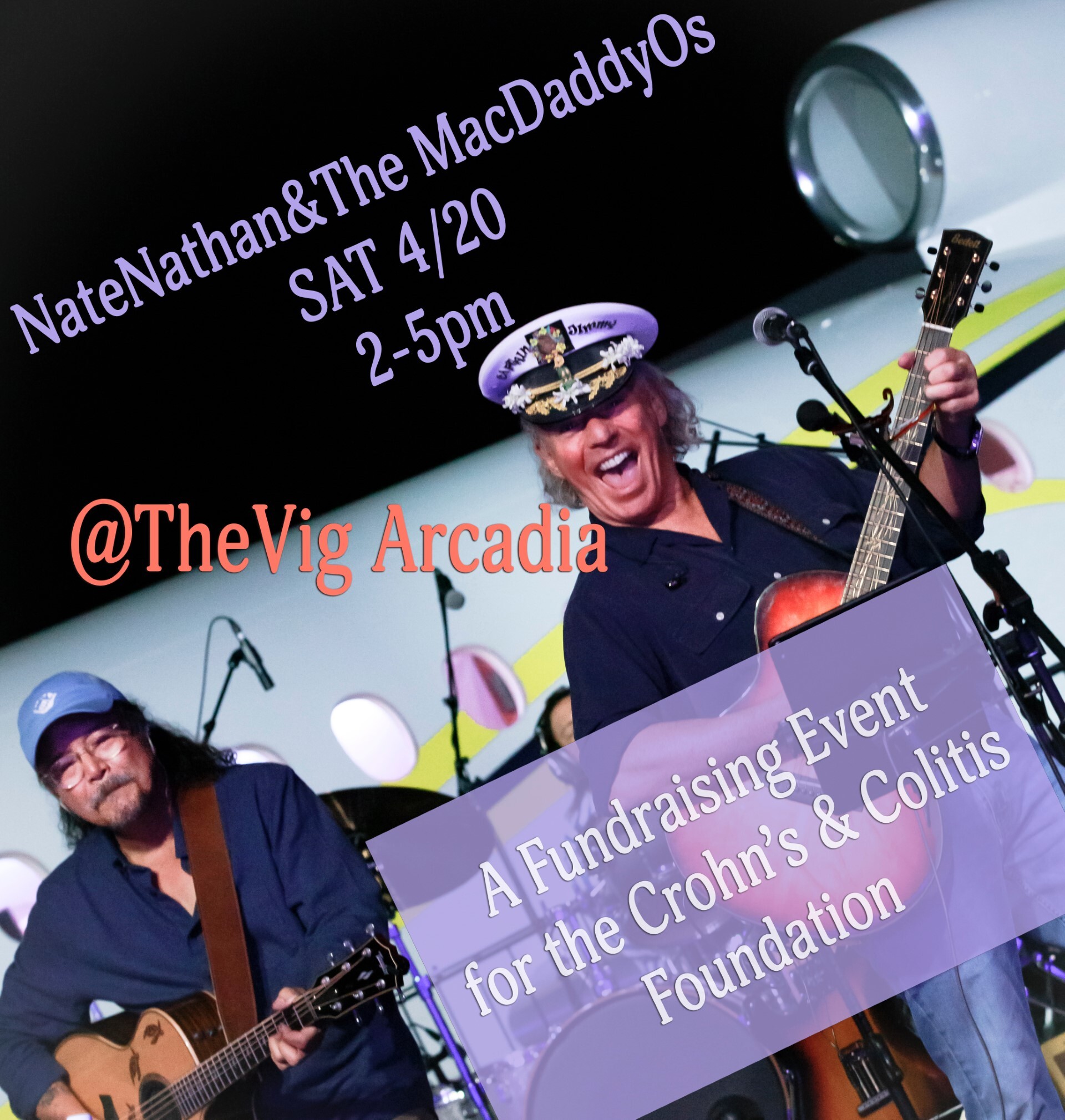 Campaign cover image for Nate Nathan & the MacDaddyos @ the Vig Arcadia