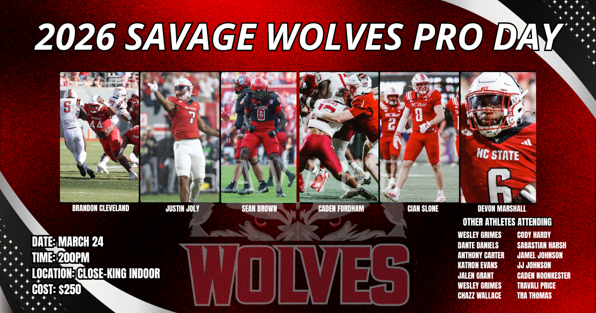 Campaign cover image for Savage Wolves Pro Day Invitation