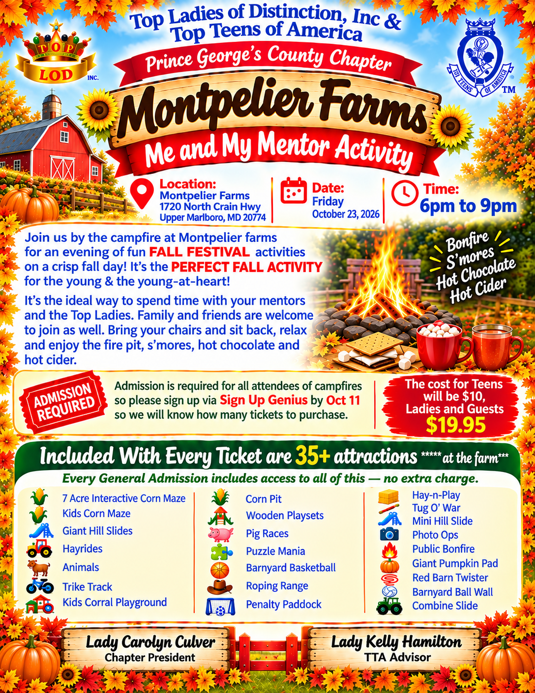 Campaign cover image for Montpelier Farms - Me & MY Mentor Activity