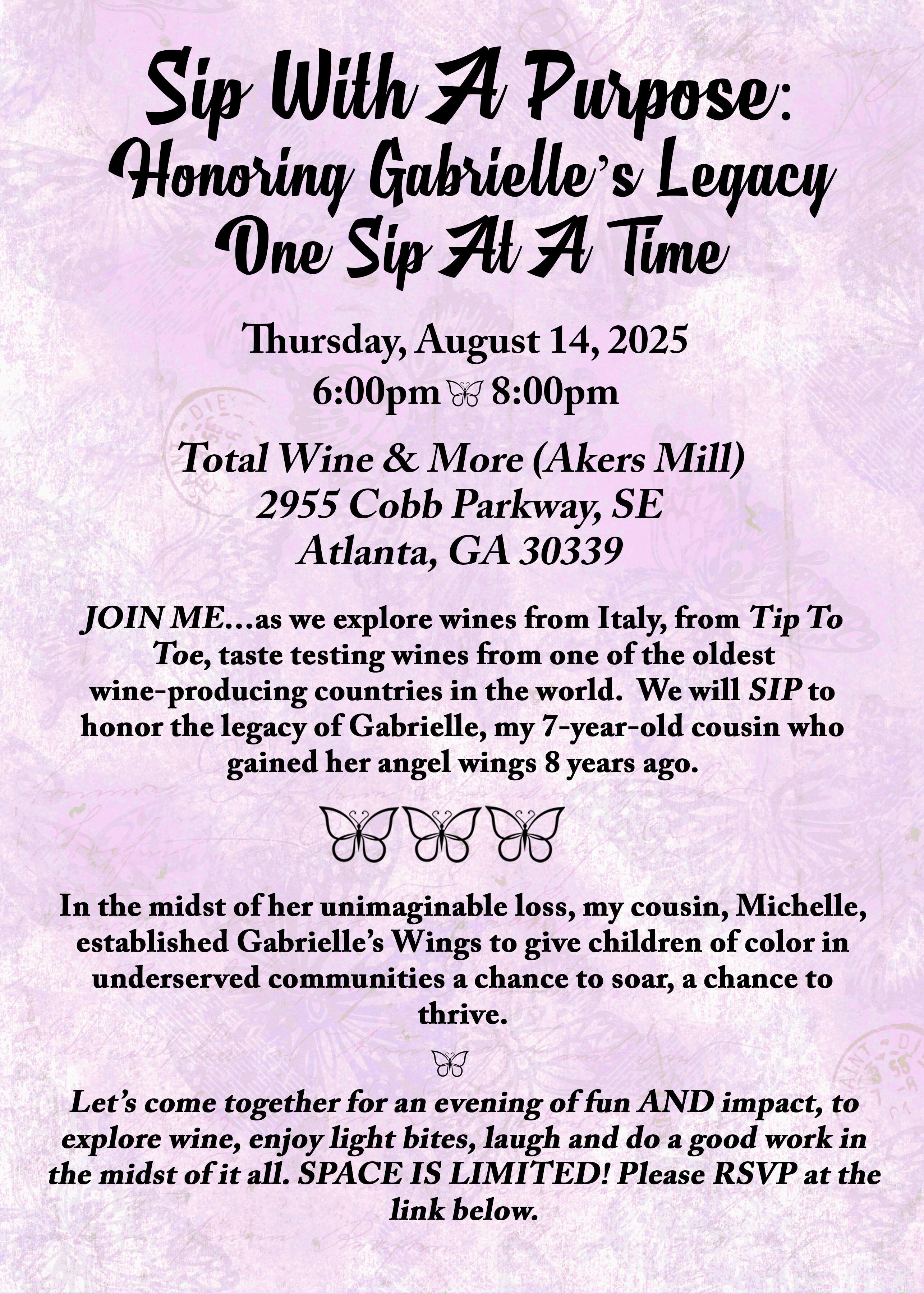 Campaign cover image for Sip with a Purpose