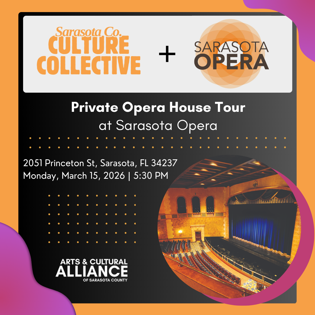 Campaign cover image for Culture Collective: Private Opera House Tour