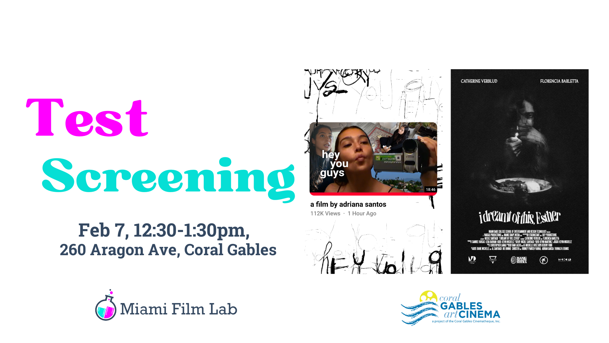 Campaign cover image for Miami Film Lab - Test Screening - Feb 7, 2024