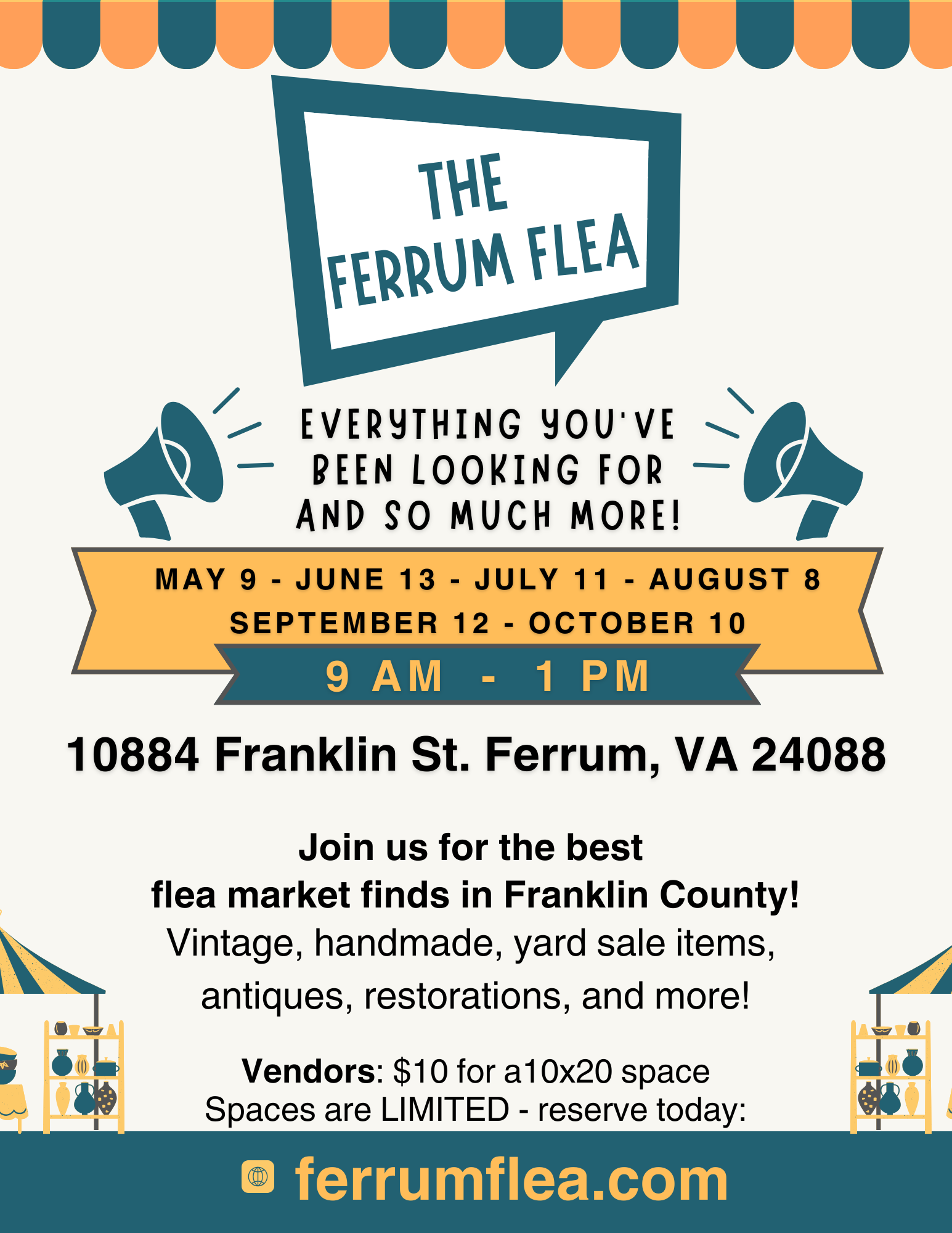 Campaign cover image for Ferrum Flea Vendor Registration - Monthly