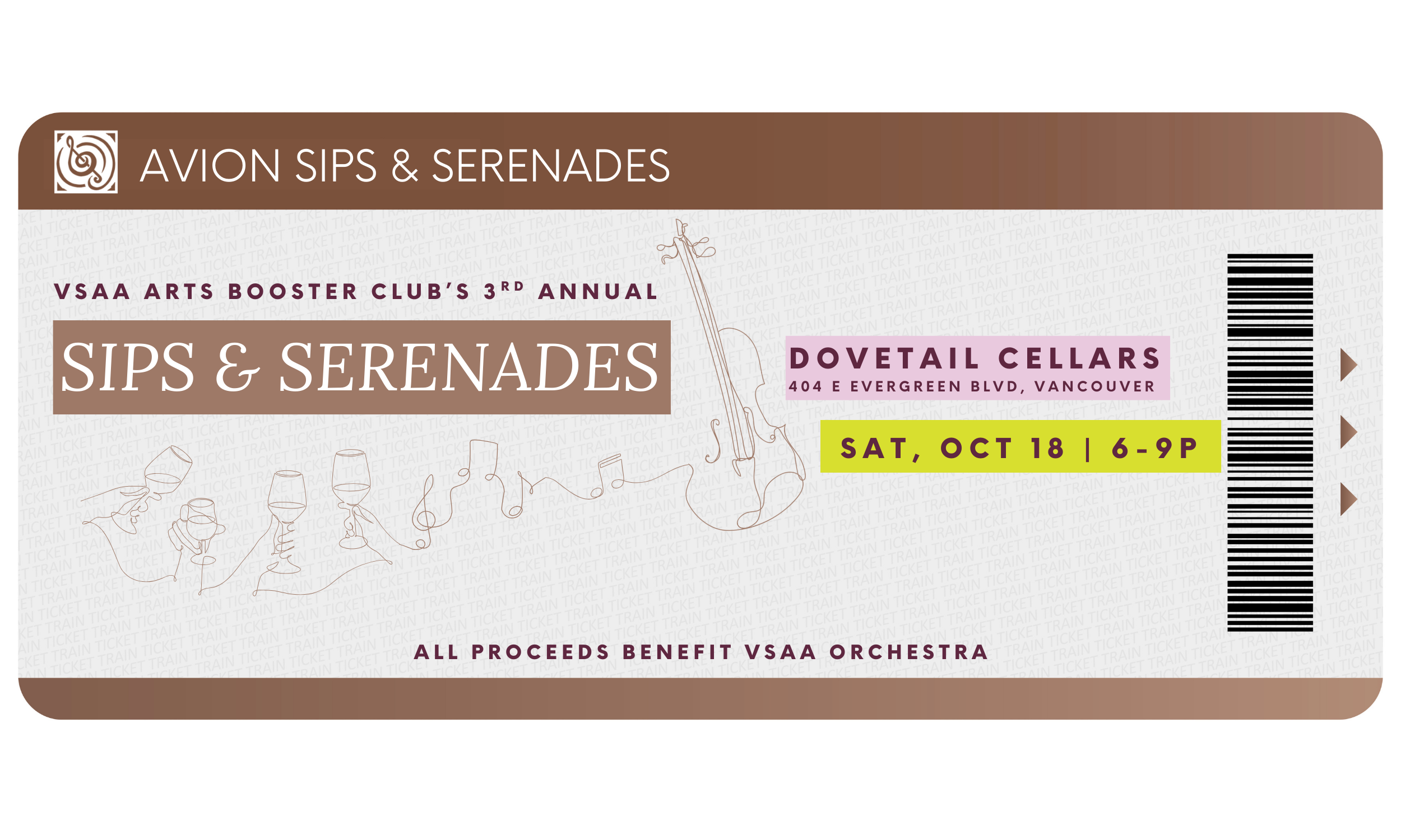 Campaign cover image for 3rd Annual Sips & Serenades