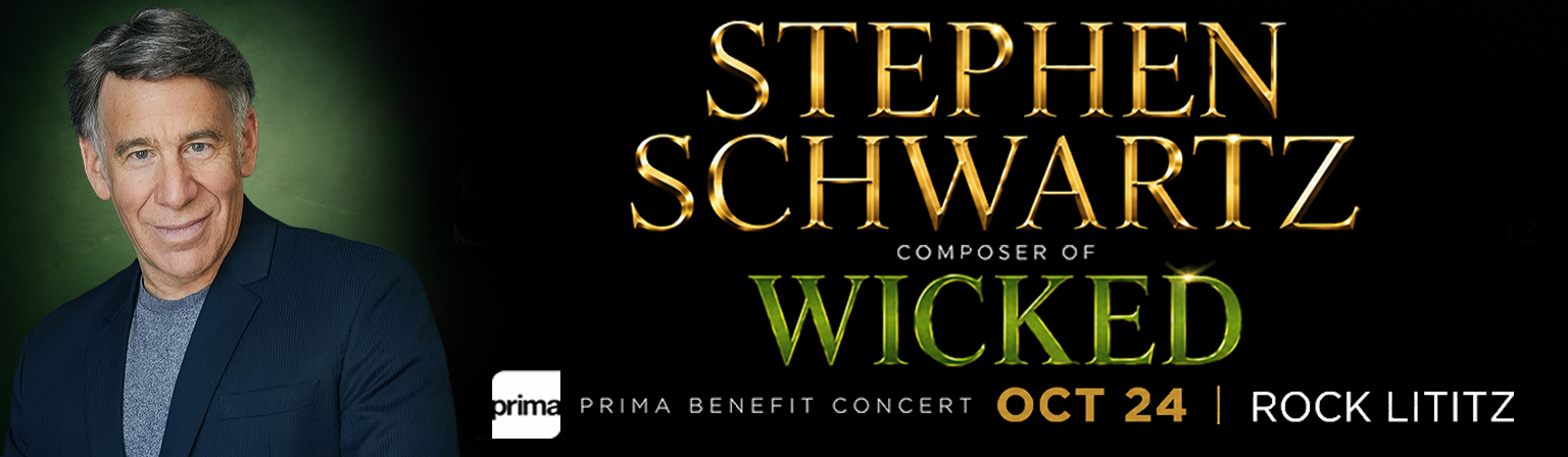 Campaign cover image for Stephen Schwartz: A Benefit Concert for Prima