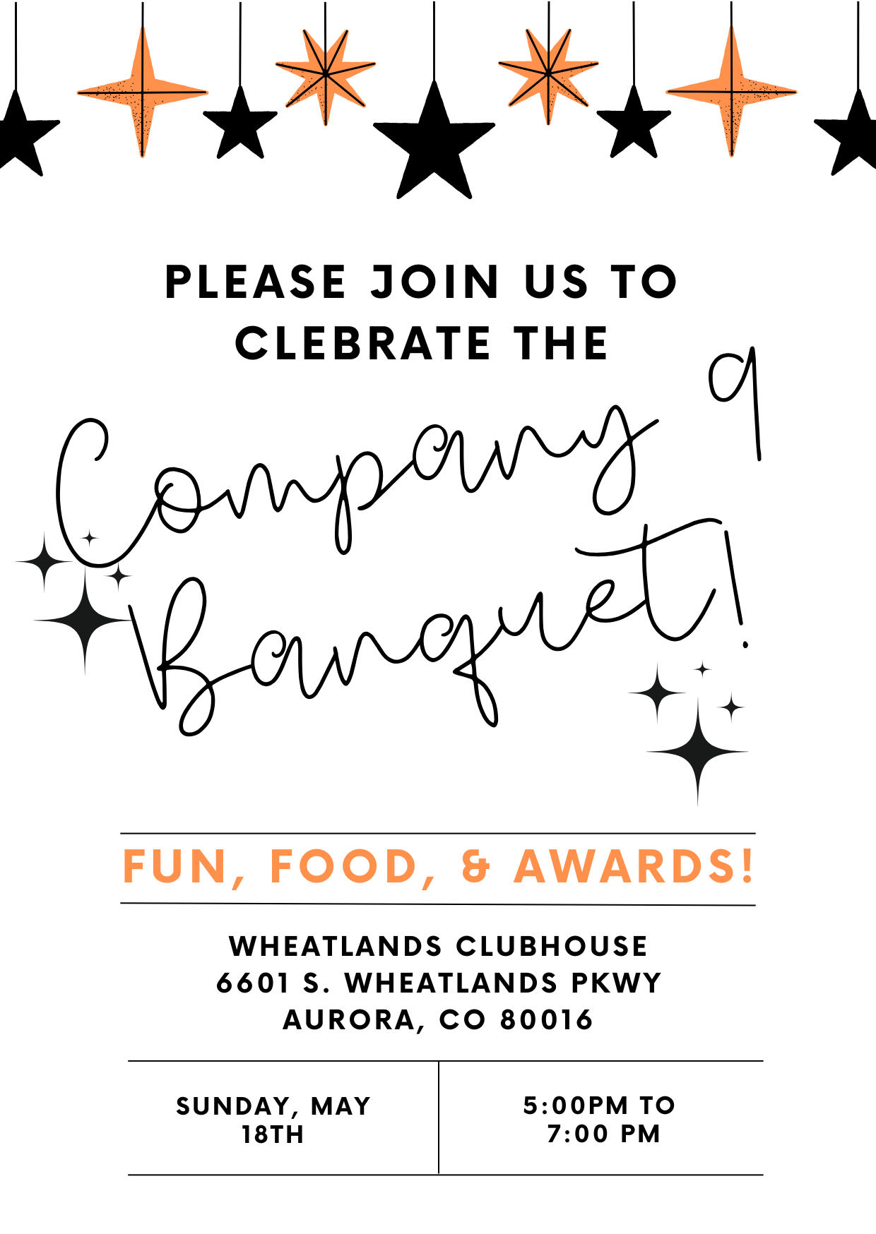 Campaign cover image for Company 9 Banquet 2025