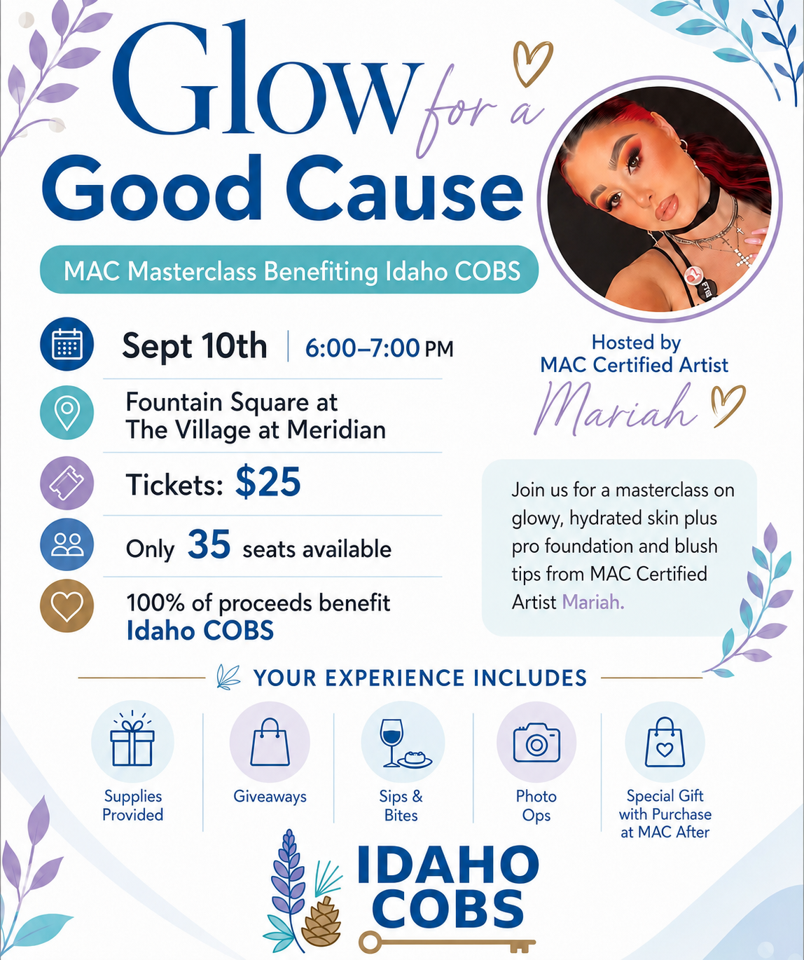 Campaign cover image for MAC Masterclass & Idaho COBS