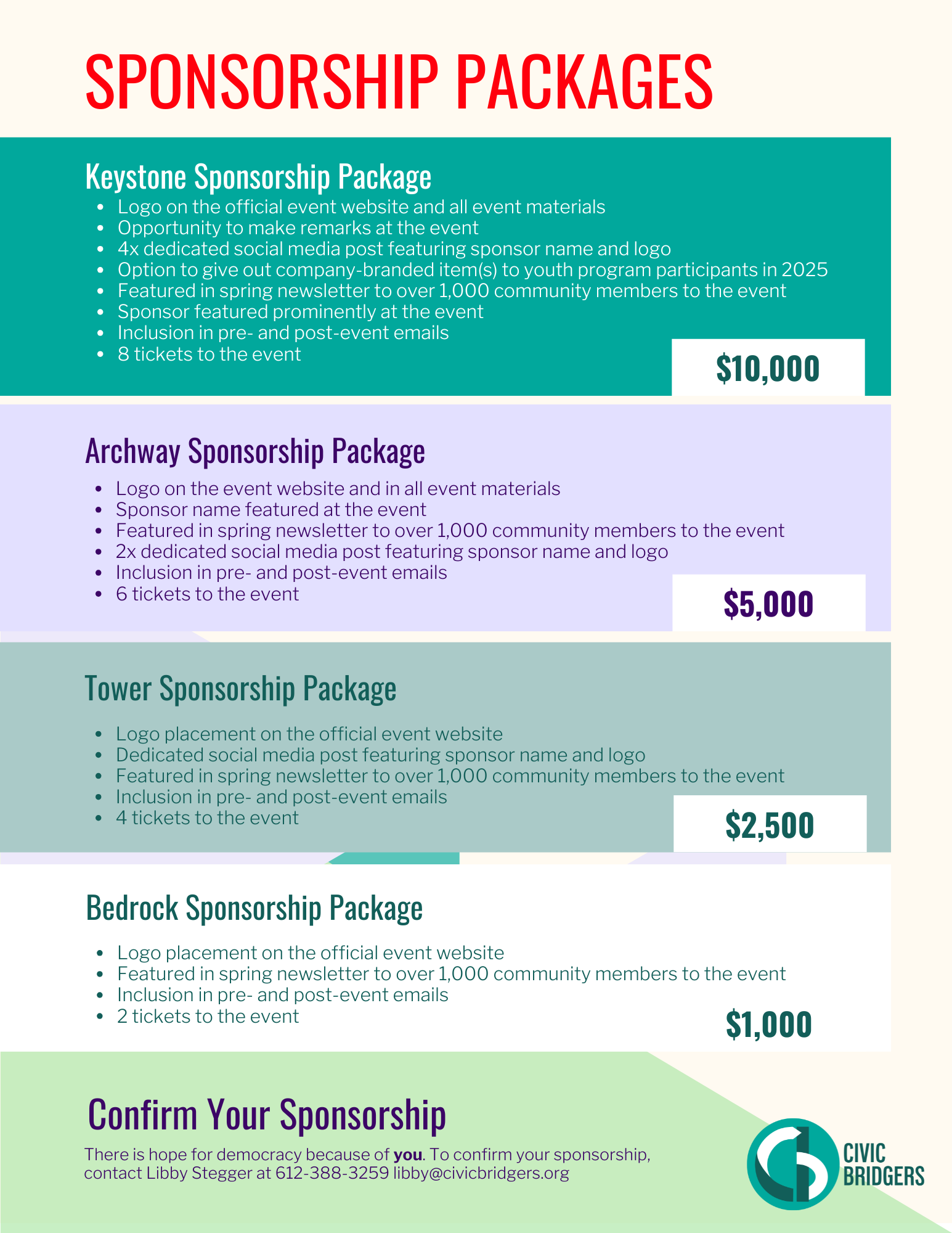 Campaign cover image for 2025 Bridging Breakfast Sponsor