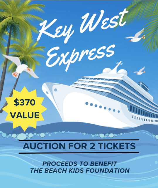 Campaign cover image for Key West Express Tickets Auction
