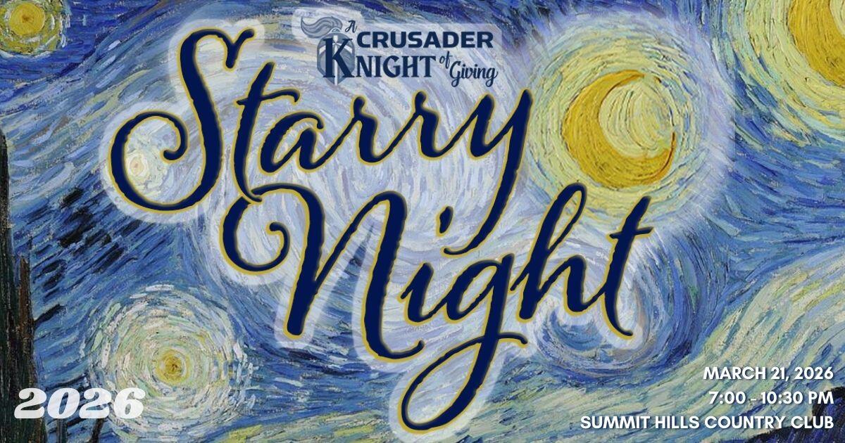 Campaign cover image for Starry Night: A Crusader Knight of Giving 2026