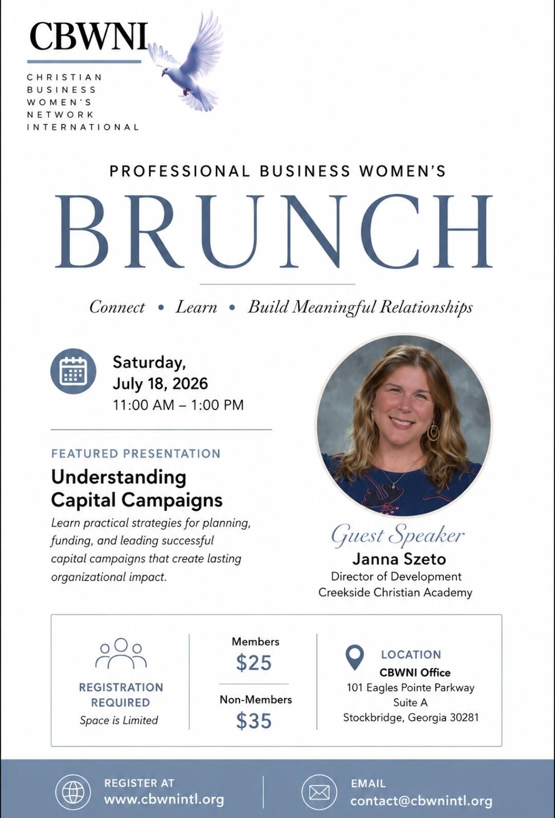 Campaign cover image for Professional Business Women Series: Brunch