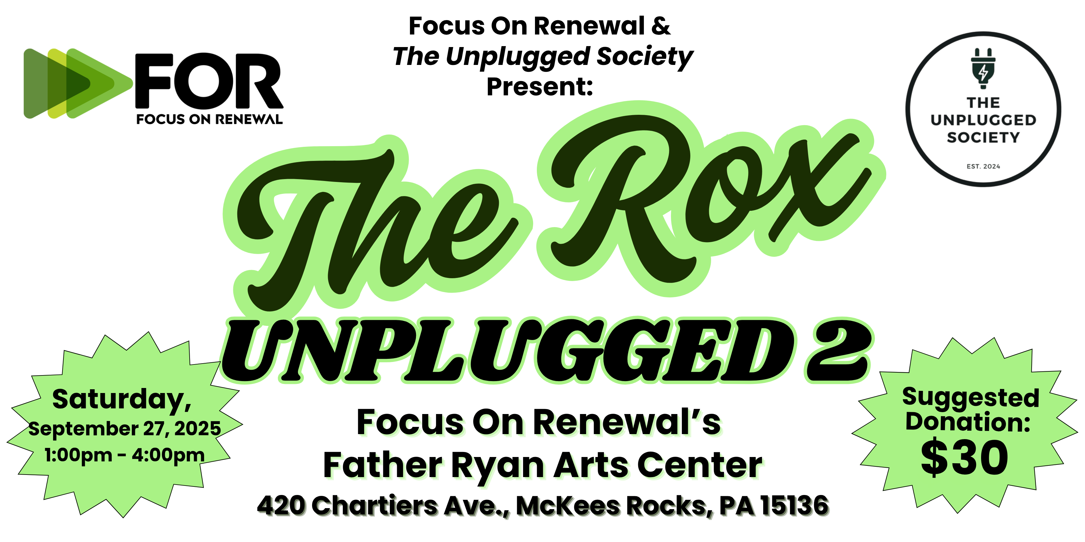 Campaign cover image for The Rox Unplugged 2