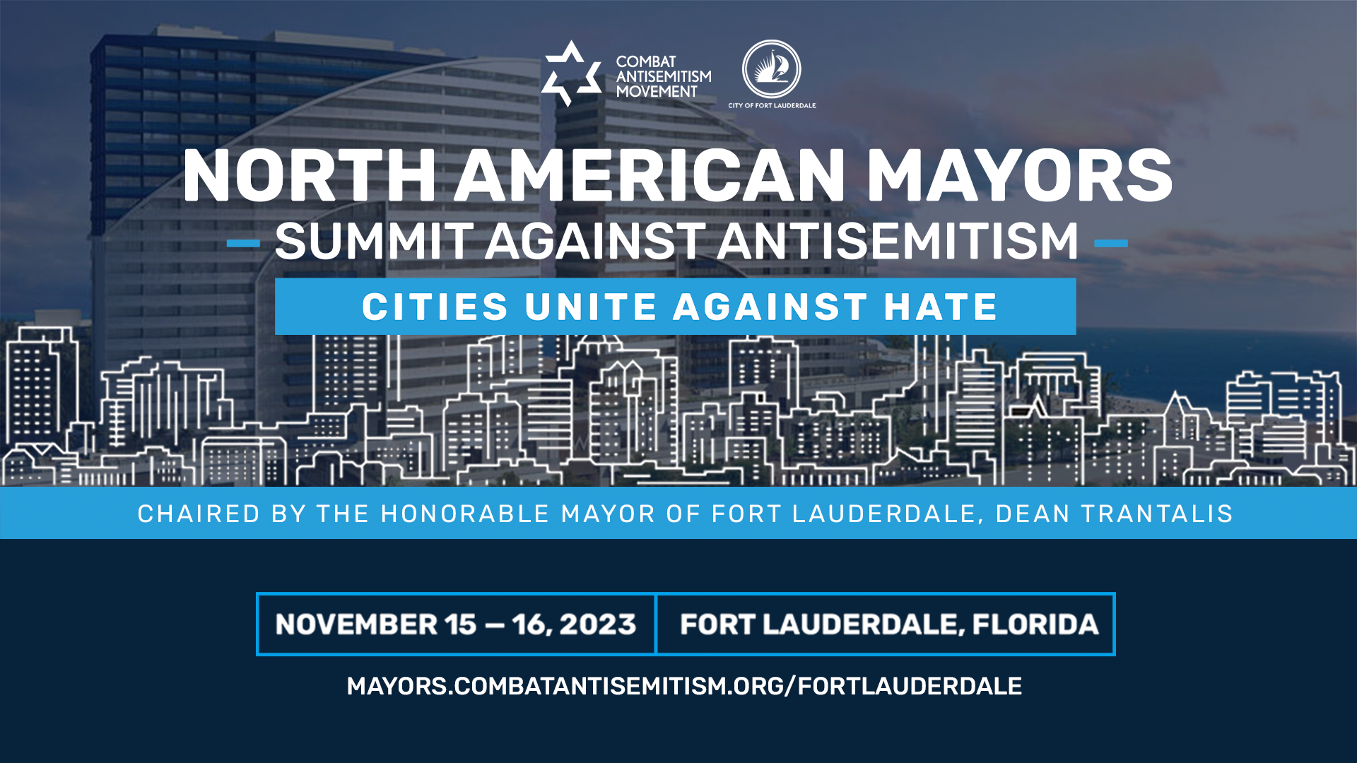 Campaign cover image for 2023 North American Mayors Summit Against Antisemitism