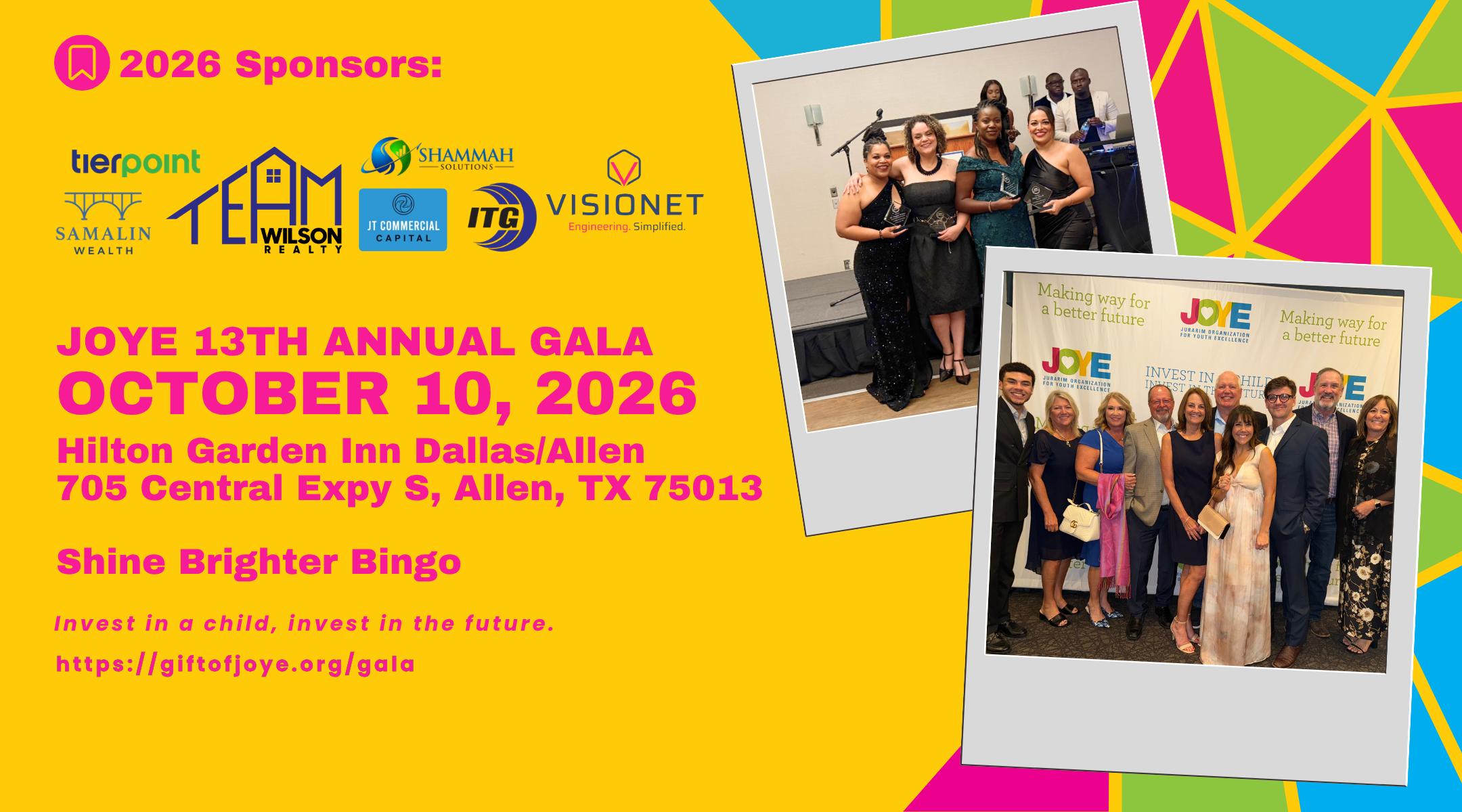 Campaign cover image for JOYE Gala Shine Brighter Bingo