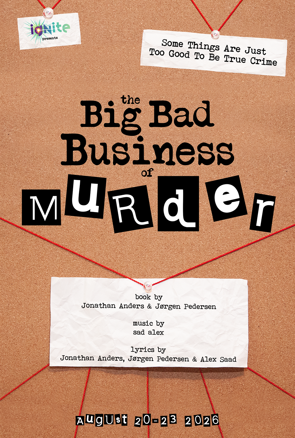 Campaign cover for The Big Bad Business of Murder Program Ad