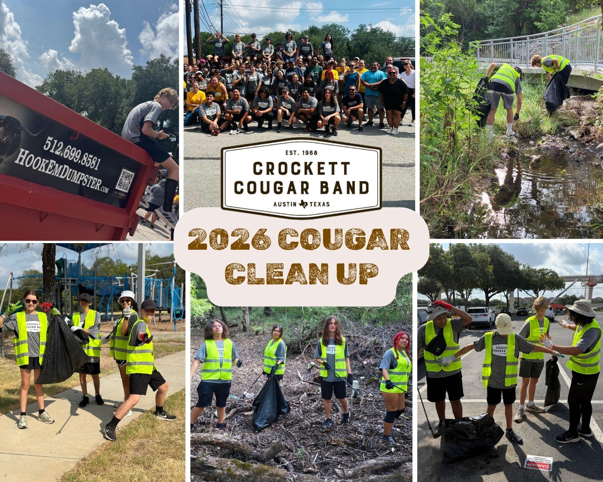 Campaign cover image for 6th Annual 2026 Crockett Band Cougar Clean-Up